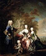 Robert Levrac Tournieres Count Ferdinand Adolf von Plettenberg and his Family Spain oil painting artist